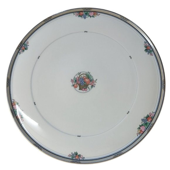 Christopher Stuart Y1008 Fruit Basket pattern Bone China Platter Cake Plate - Picture 1 of 14